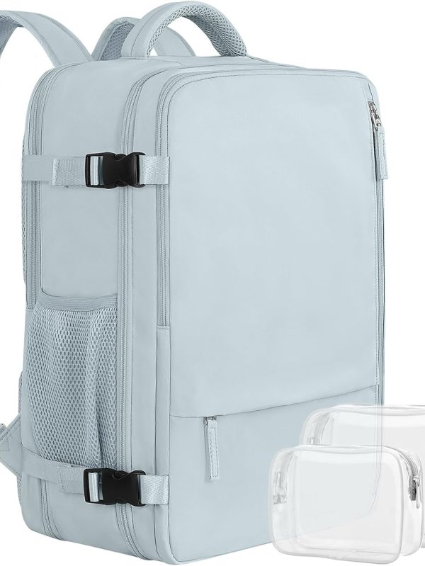 Large Expandable Travel Backpack for Men and Women, 17 Inch Laptop, Waterproof, Casual, College, Business, Hiking, Camping