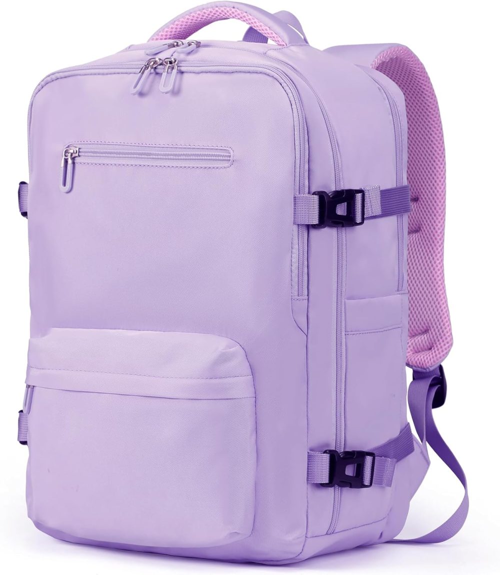 Travel Laptop Backpack for Women, Casual Work Bag 17inch College High School High School Laptop Backpack Airline Approved Backpack Hiking Business Nurse Bag Casual Daypack for Weekender