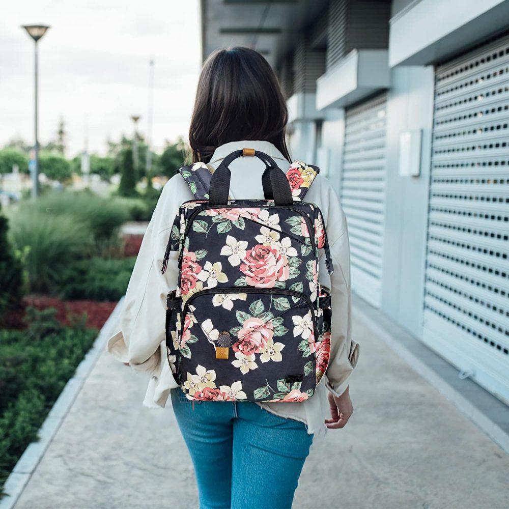 Carry on Backpack for Travel, Women's Laptop Backpack, Travel Backpack for Women, Work bag, Nurse Backpack, Nurses Week Gifts for Women（7651-BF） - Image 2